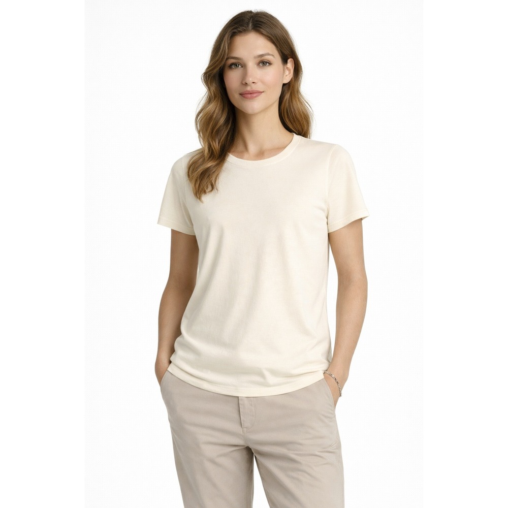A New Day Women's T-Shirt 3X Winter White‎ Short Sleeve Crew Neck New